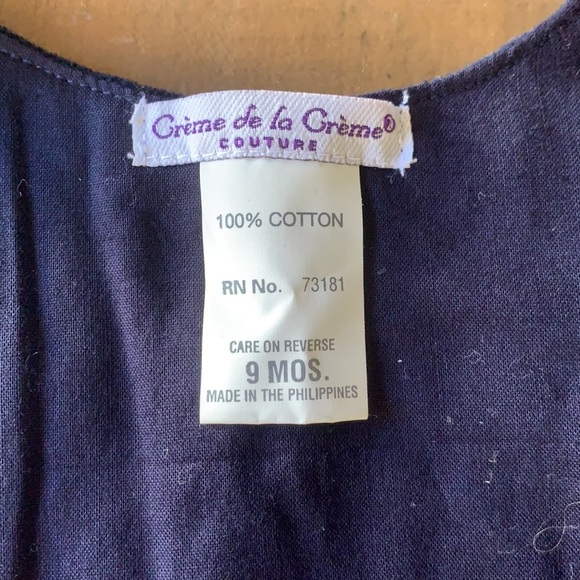 Creme de la creme velvet Jon Jon bow tie set - Picture 6 of 11